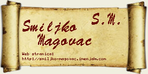 Smiljko Magovac vizit kartica